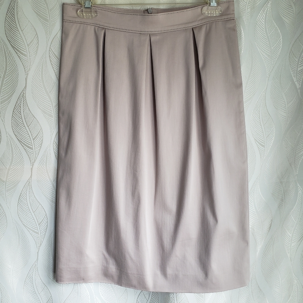 Valentino Roma Khaki Tan Pencil Mini Skirt